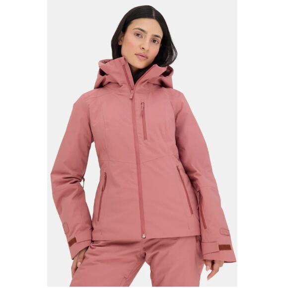 Halfdays X Ilia Lawrence Ski Jacket Size Large Blush Pink Winter NEW - Picture 1 of 6